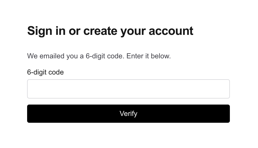 NuriTrip sign-in page asking for the 6-digit code